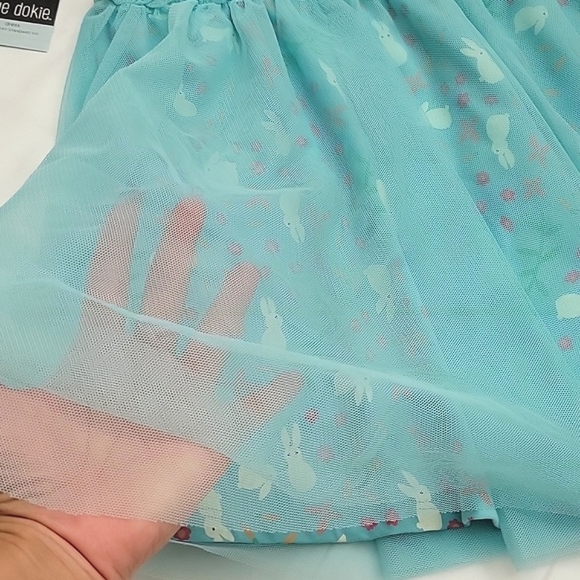 SET OF NEW OKIE DOKIE Dress. Color Angel Blue And UVSKINZ Reversible Hat Used. - Picture 8 of 17